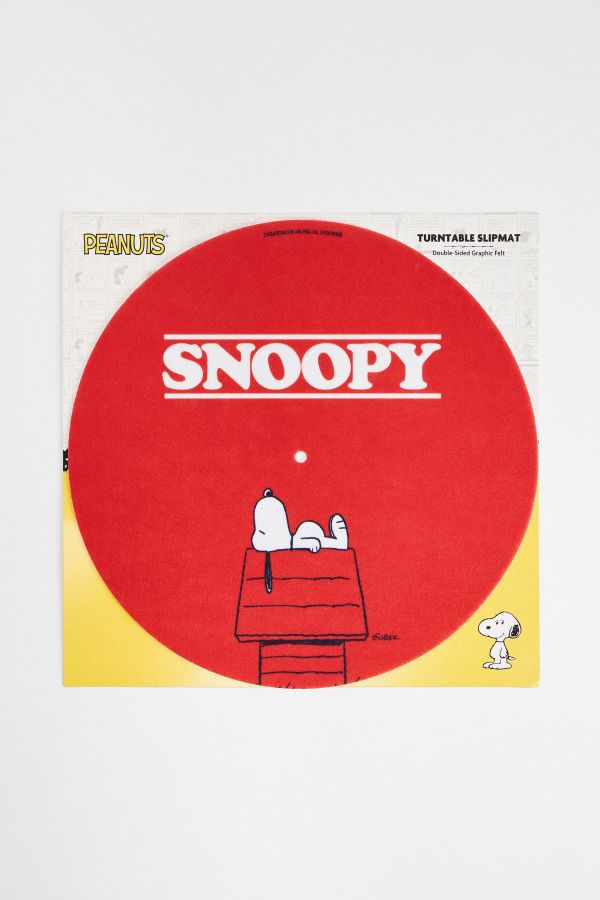 Vista de diapositivas: 1: Alfombrilla de Tocadiscos de Doble Cara Snoopy Retrospekt