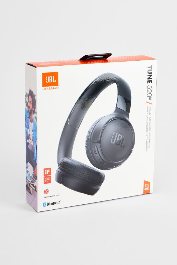 Slide View: 4: JBL Black Tune 520BT Headphones