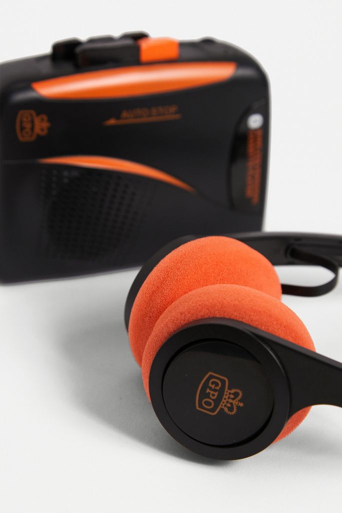 GPO Personal Cassette Player With Bluetooth Headphones Urban