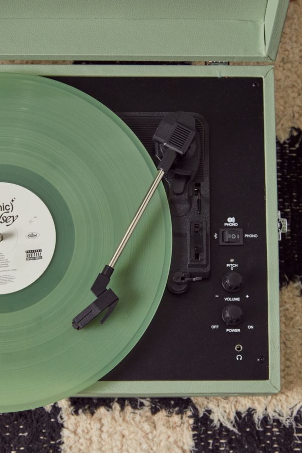 Vista diapositiva: 3: Crosley Voyager Sage Portable Bluetooth Audio Turntable