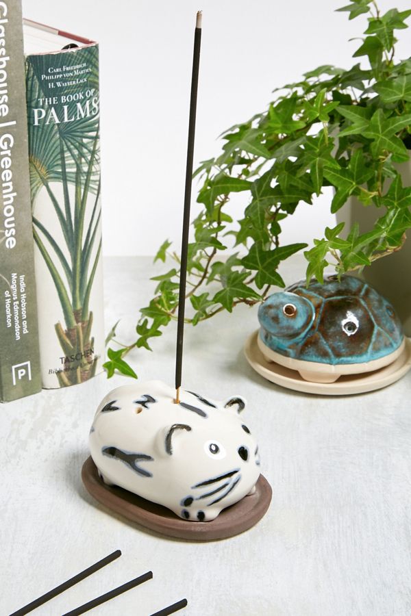 Cat Ceramic Incense Holder Urban Outfitters UK