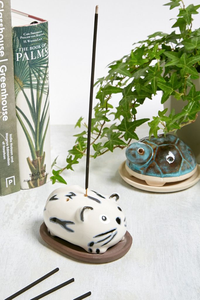 Cat Ceramic Incense Holder Urban Outfitters UK