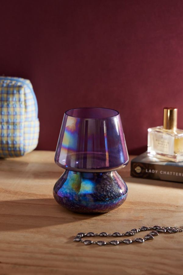 Slide View: 1: Ava Lilac Marble Candle