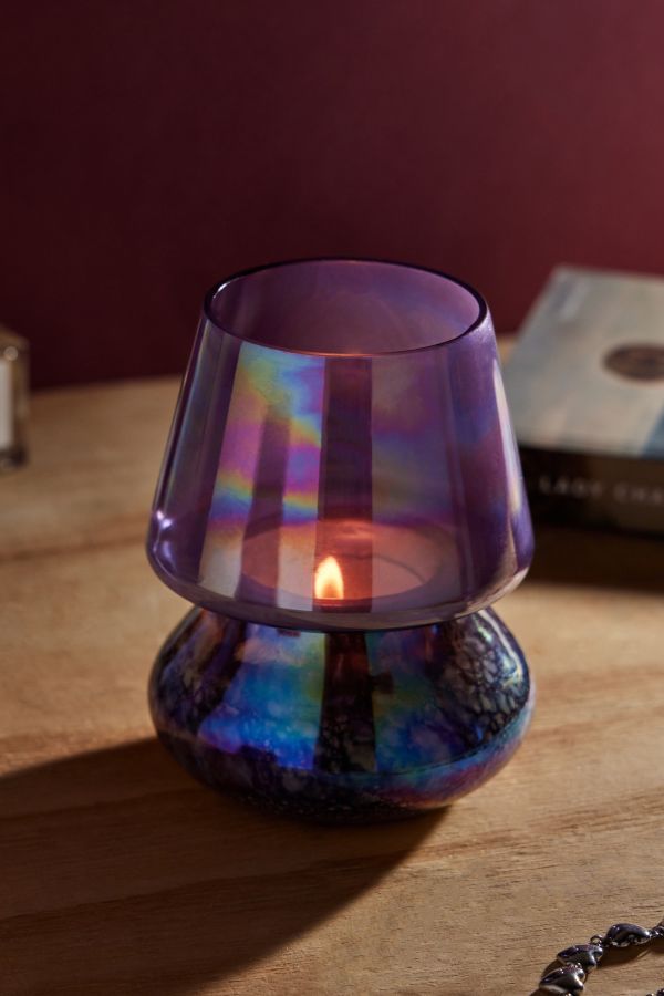 Slide View: 4: Ava Lilac Marble Candle