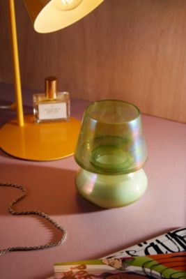 Bougie en Forme de Lampe Ava Citron Vert