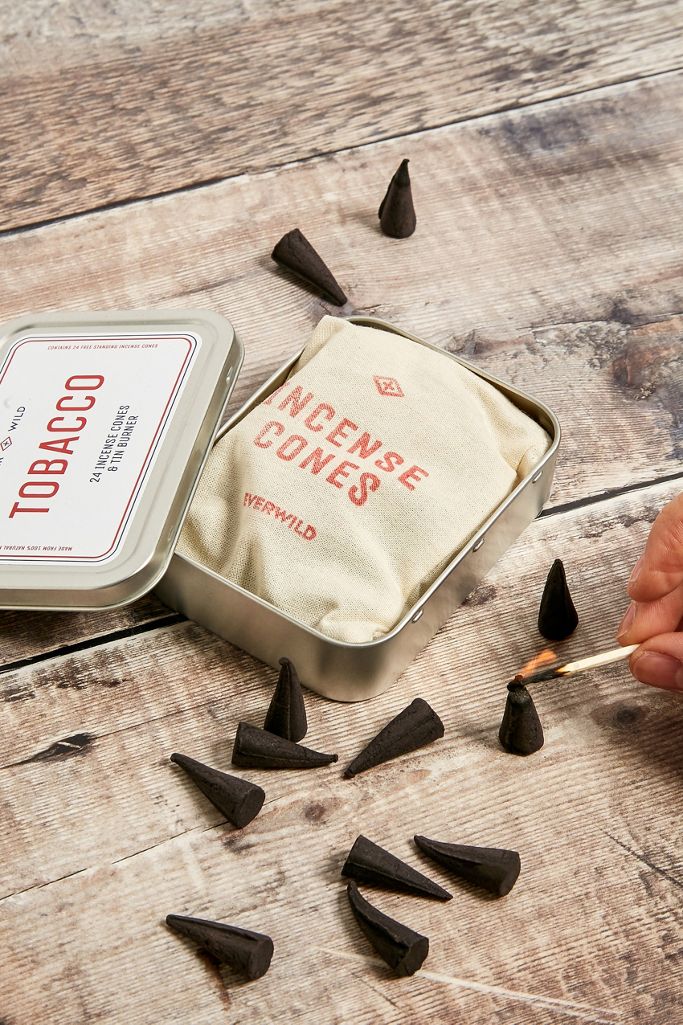 Men’s Society Tobacco Incense Cones and Tin Burner Urban Outfitters UK