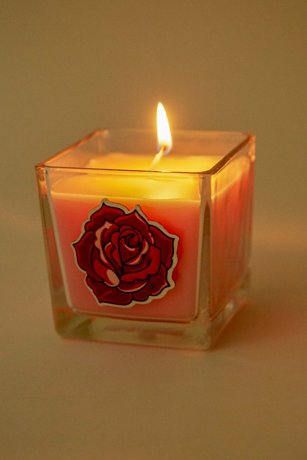 Delicatezzen Rose Candle Urban Outfitters UK