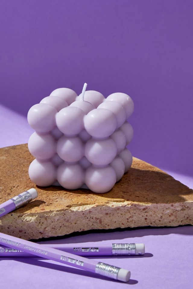 undefined | Kerze „Bubble“ in Flieder