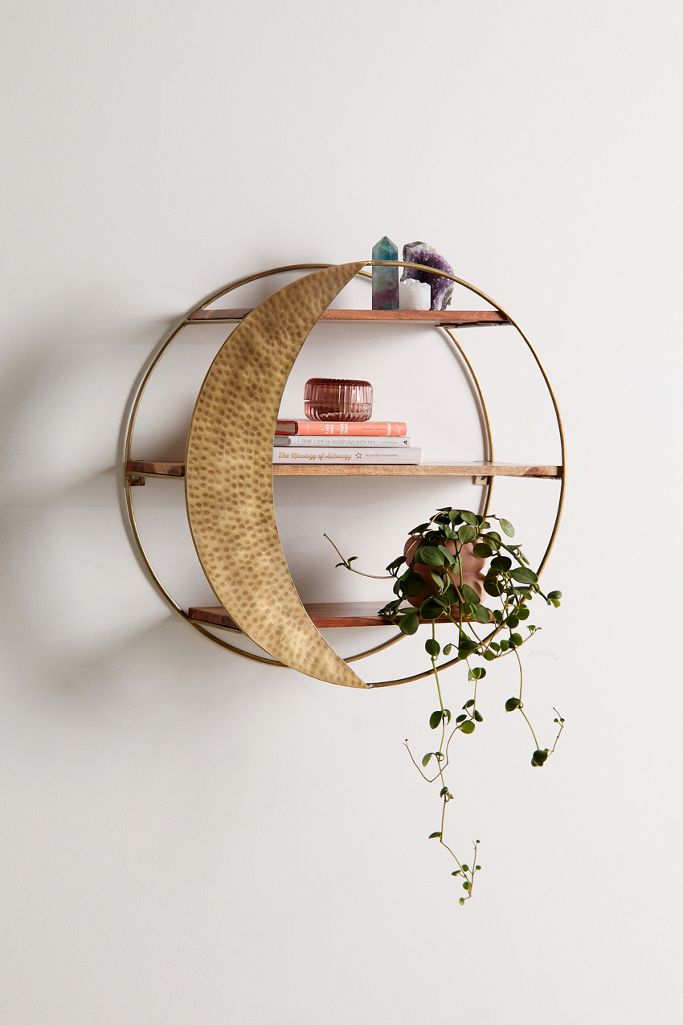 Moon Circle Wall Shelf Urban Outfitters UK