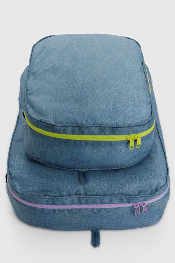 Vista diapositiva: 4: BAGGU Grande Denim Extra-Grandi Cubi di Imballaggio Set