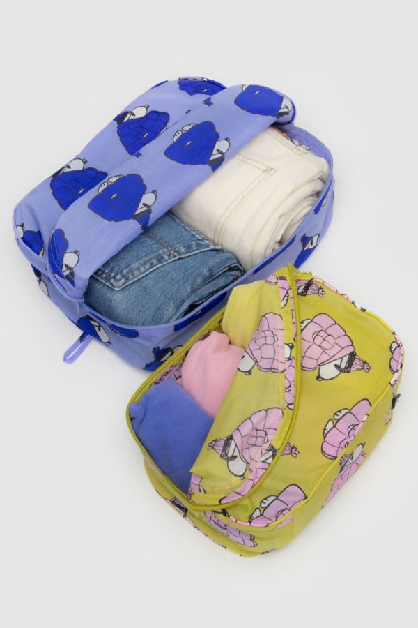 Slide View: 2: Baggu Snoopy Packing Cube Set