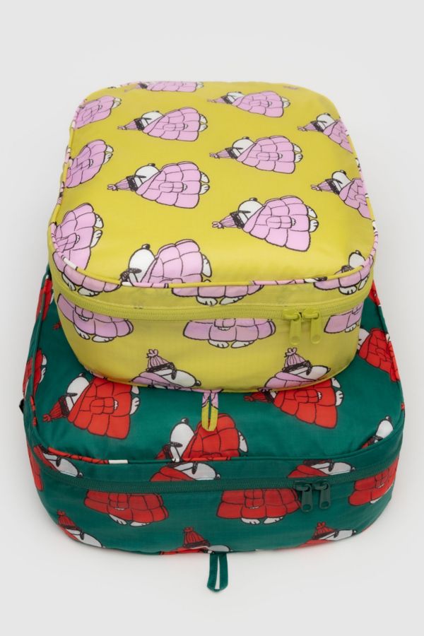 Slide View: 1: Baggu Snoopy Large Packing Cubes