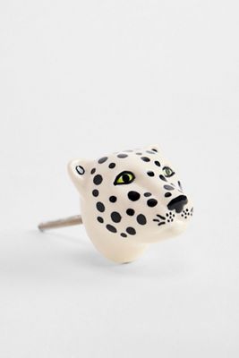 Snow Leopard Drawer Knob