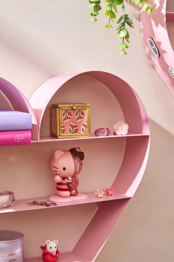 Slide View: 3: Small Heart Wall Shelf 