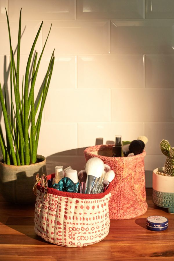 Small Quilted Storage Tub Urban Outfitters UK