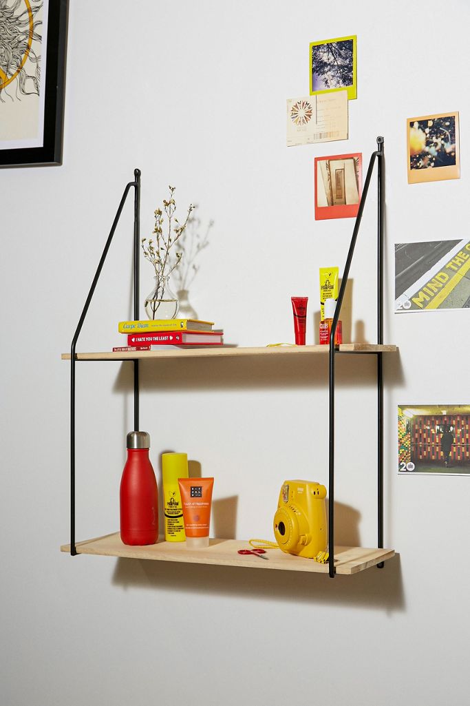 2Tier Wall Mount Shelf Urban Outfitters UK