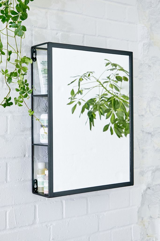 Mirror Cupboard Shelf Urban Outfitters UK