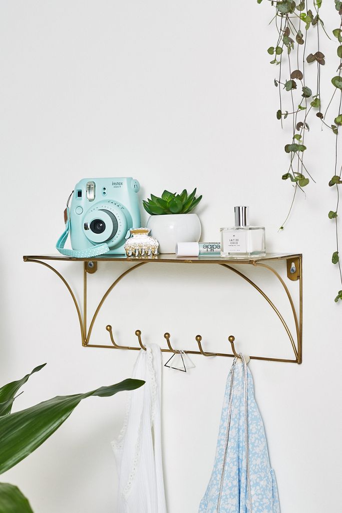 Metal MultiHook Wall Shelf Urban Outfitters UK