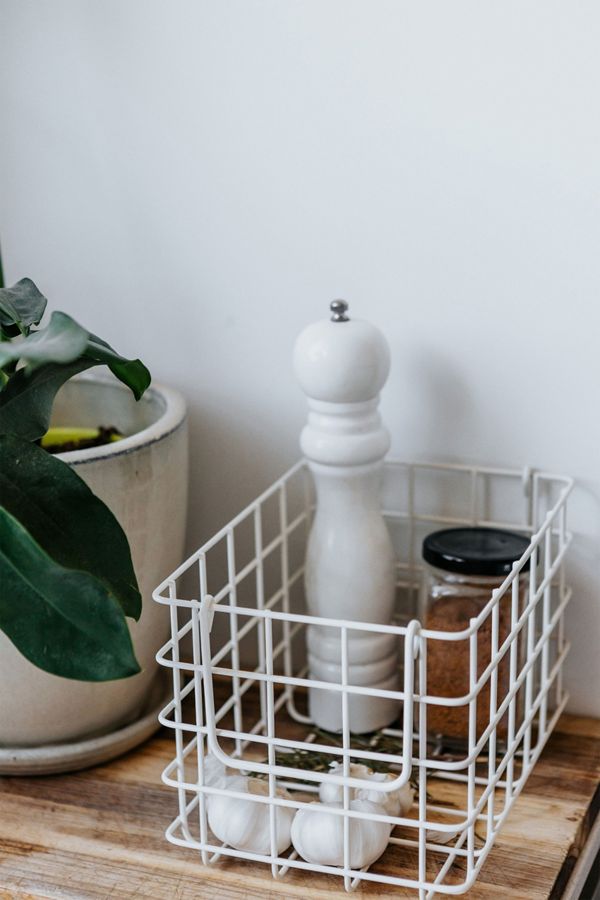 Mustard Made White Locker Basket Set of 3 Urban Outfitters UK