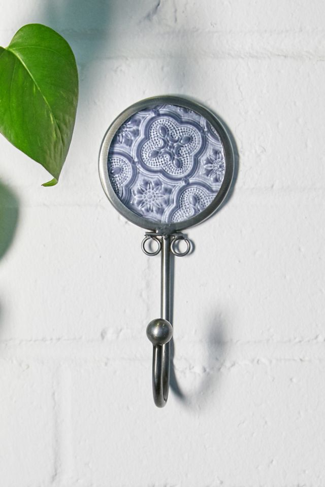 Embossed Glass Round Hook Urban Outfitters UK