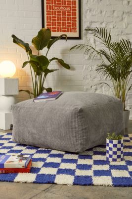 icon Grey Tetra Bean Bag Pouffe