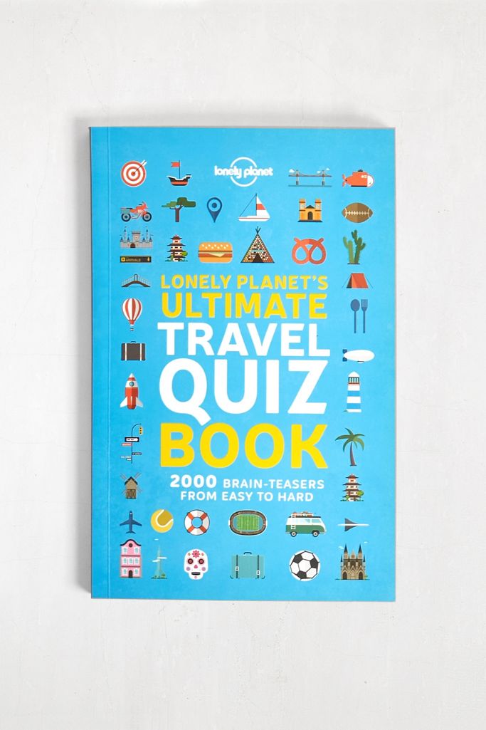 Ultimate Travel Quiz Book By Lonely Urban Outfitters UK
