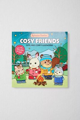 Sylvanian Families Cosy Friends Cute & Comfy Colouring Book