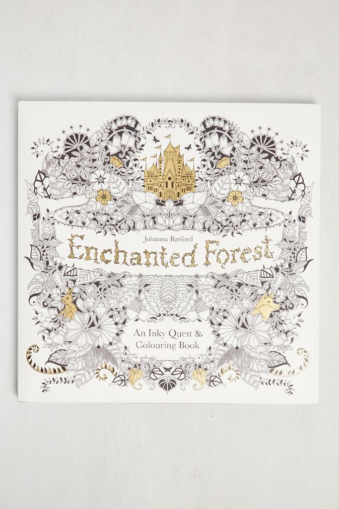 Enchanted Forest Colouring Book By Johanna Basford | Urban Outfitters UK