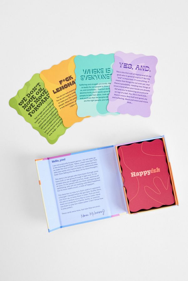 Vista diapositiva: 2: Happyish Card Deck By Nora Mcinerny