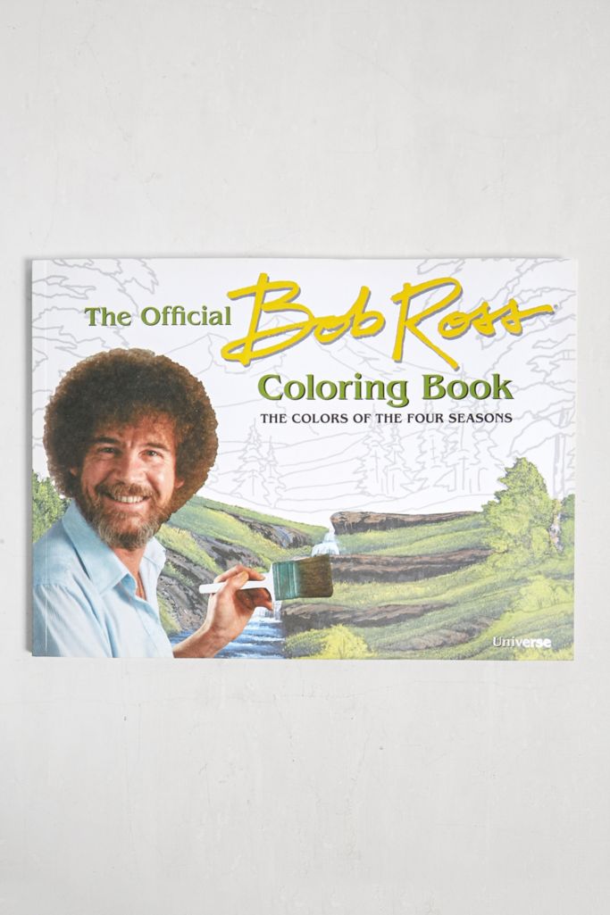 Bob Ross The Official Coloring Book By Bob Ross Urban Outfitters UK