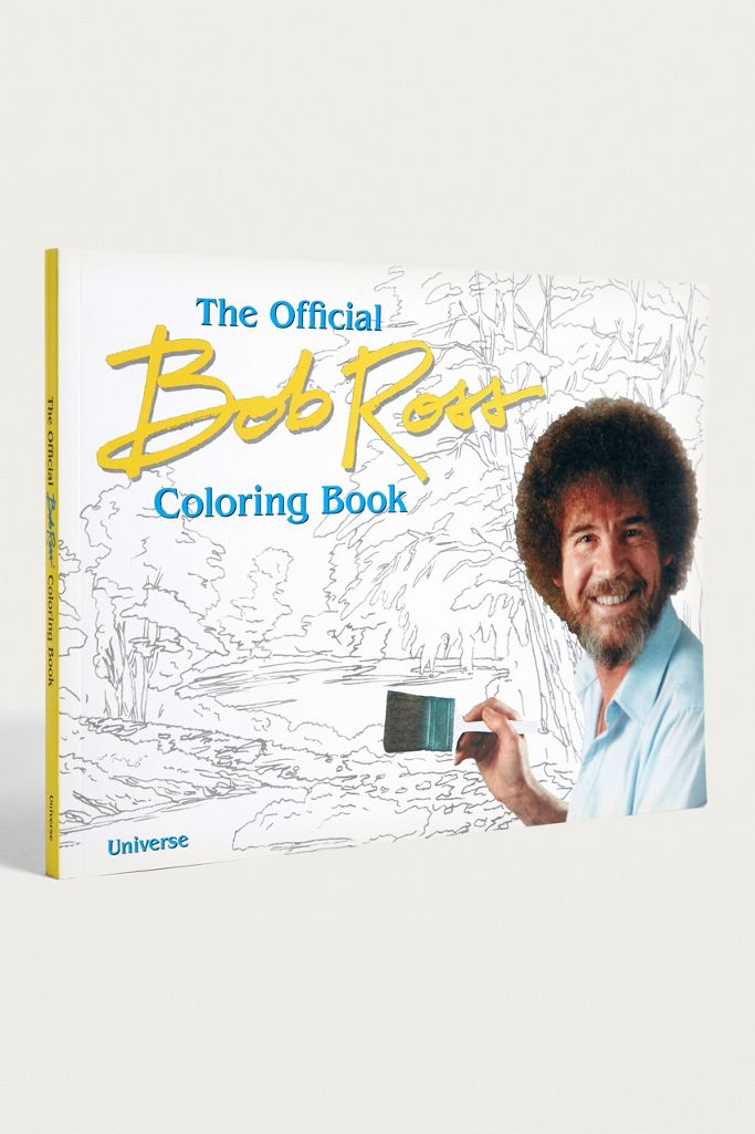 The Official Bob Ross Coloring Book By Bob Ross Urban Outfitters UK