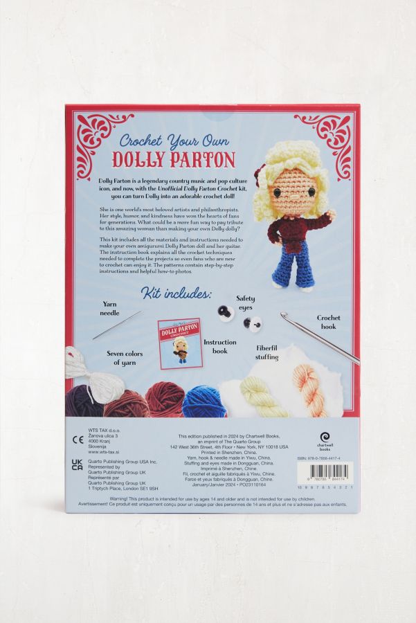 Slide View: 3: Dolly Parton Crochet Kit