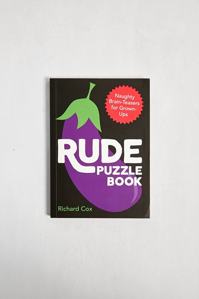 Rude Puzzle Book By Richard Cox Urban Outfitters UK