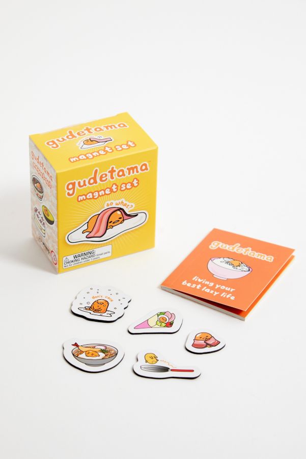 Slide View: 1: Ensemble d'aimants Gudetama