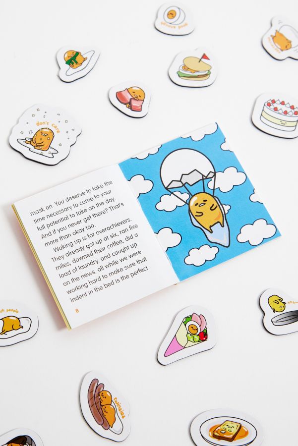 Slide View: 2: Ensemble d'aimants Gudetama