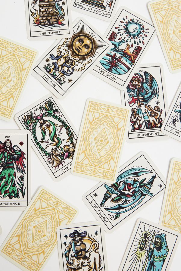 Slide View: 3: Tattoo Tarot Mini Deck By Diana McMahon Collis and Oliver Munden