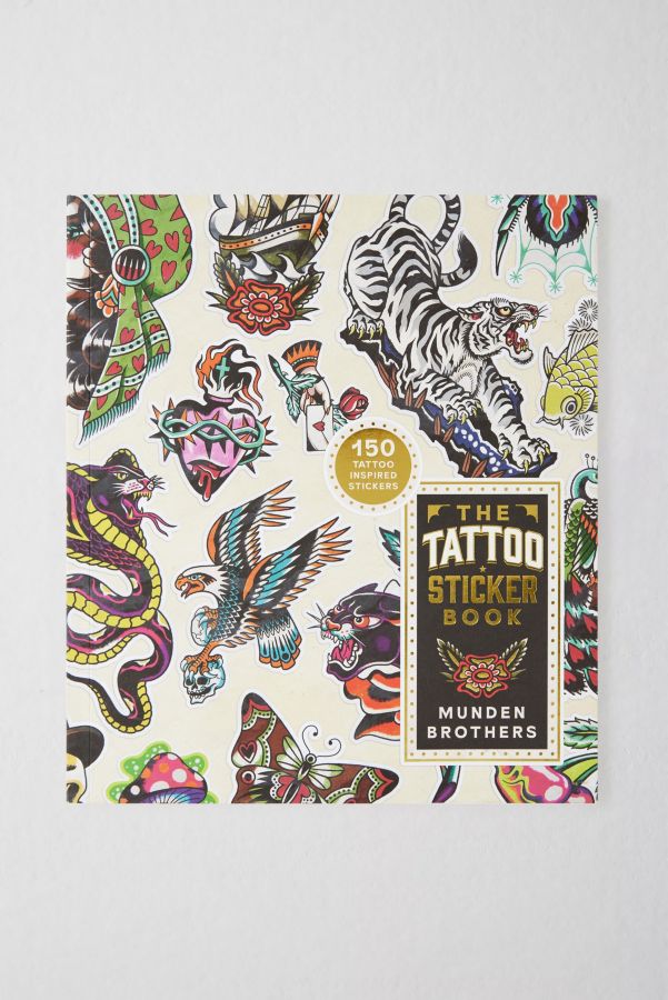 Slide View: 1: The Tattoo Sticker Book By Munden Brothers