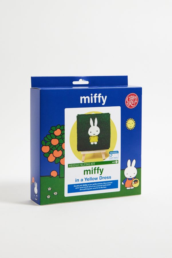 Slide View: 1: Miffy Needle Felt Craft Kit