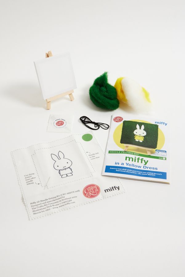 Slide View: 2: Miffy Needle Felt Craft Kit