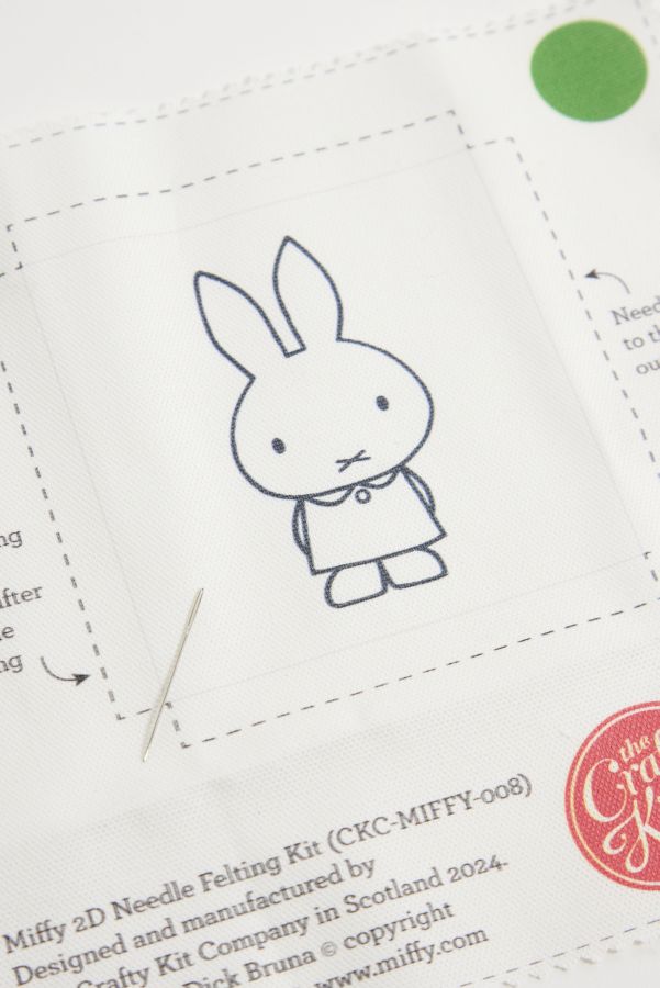 Slide View: 3: Miffy Needle Felt Craft Kit