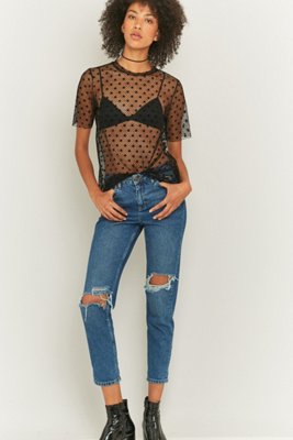 light before dark mesh top