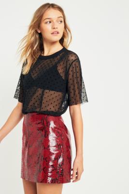 mesh shirt urban outfitters