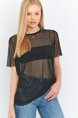 Light Before Dark Oversized Mesh T-shirt