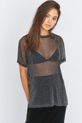 Light Before Dark Lurex Oversized T-shirt
