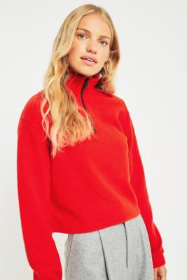urban outfitters cropped fleece