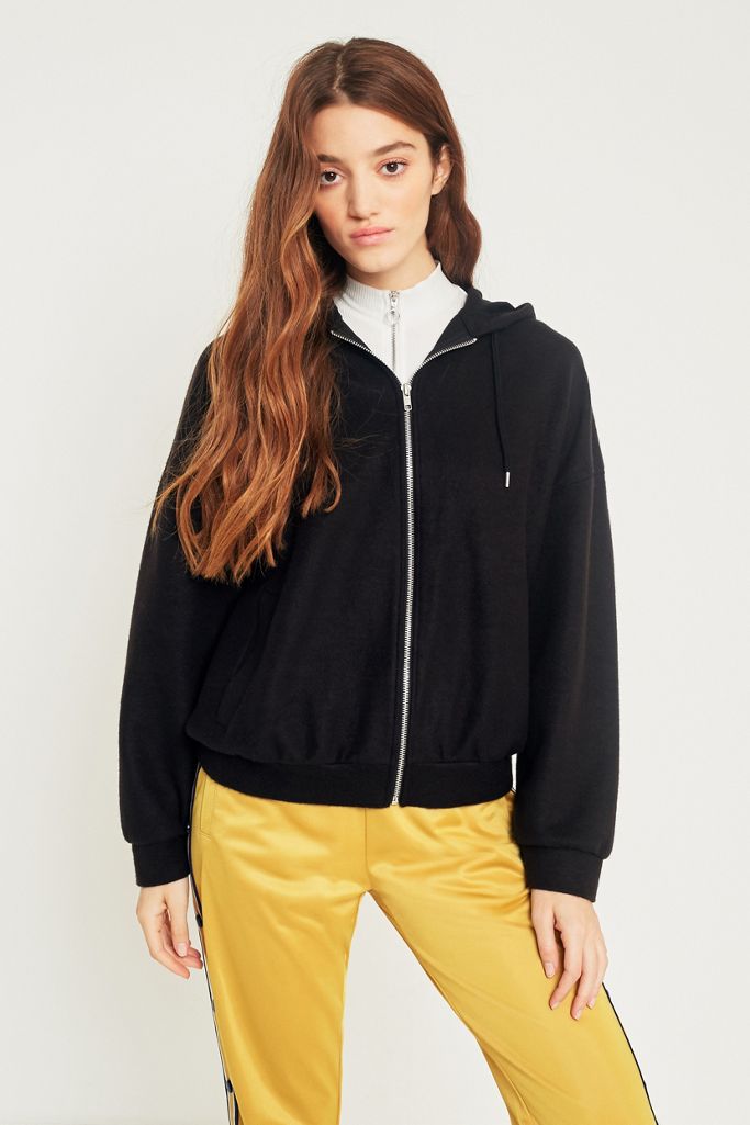 BDG Fluffy Zip-Up Hoodie | Urban Outfitters UK