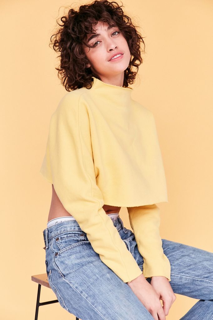 Silence + Noise Kira Cropped Sweatshirt Urban Outfitters UK