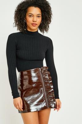 Urban Outfitters Ribbed Funnel Neck Jumper | Urban Outfitters UK