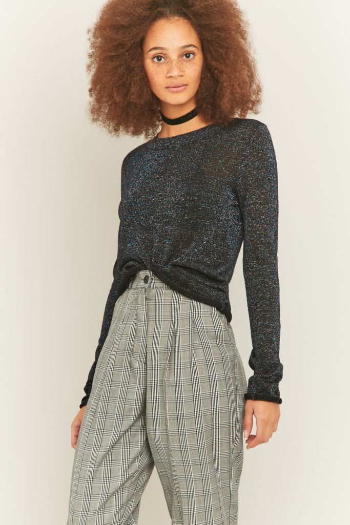 Sparkle & Fade Moonshine Lurex Jumper | Urban Outfitters UK