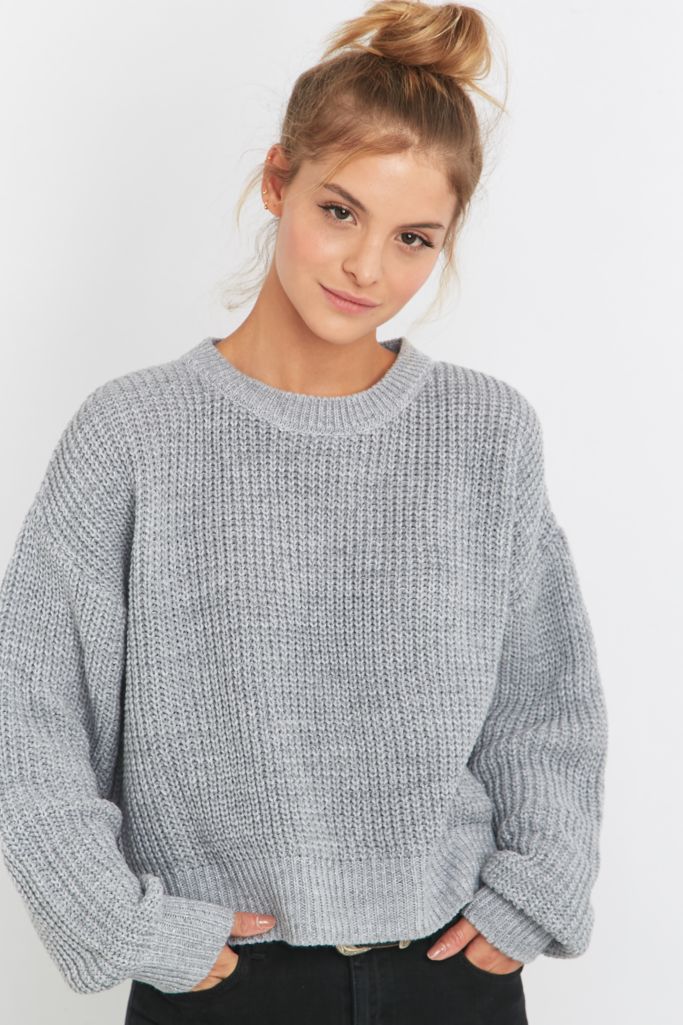 BDG Waffle Knitted Fisherman Jumper | Urban Outfitters UK